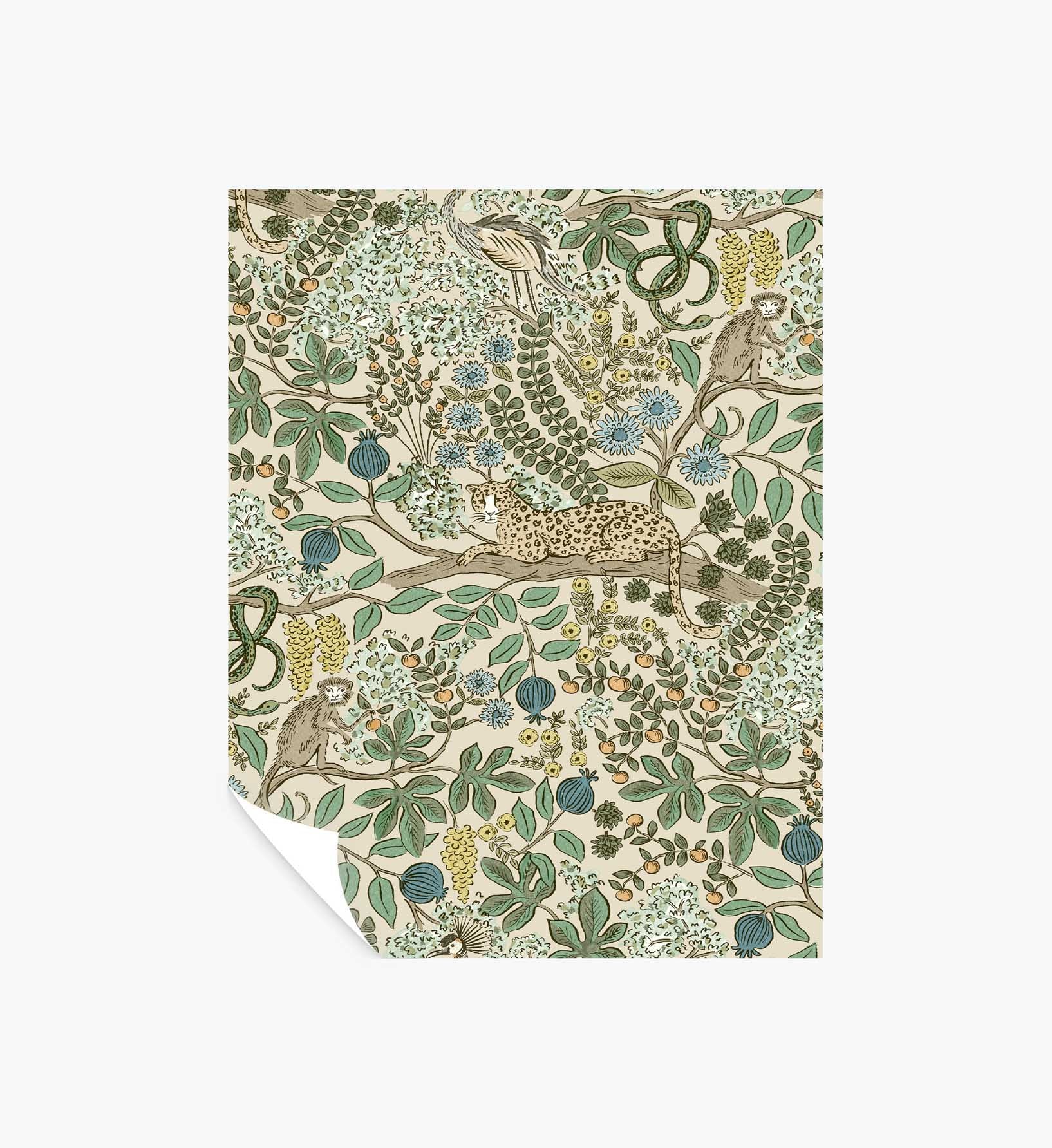 Safari Peel & Stick Wallpaper Sample - Cream